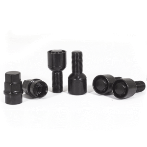 БОЛТ СЕКР. ( M14*1,5 ) H=27 (LB 009) (4+2 KEY) PLASTIC PACK СФЕРА BLACK