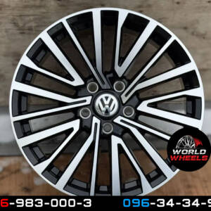 Replica VV18515 GLOSS BLACK MACHINED FACE R18*8.0J PCD5*120 ET50 DIA 65.1