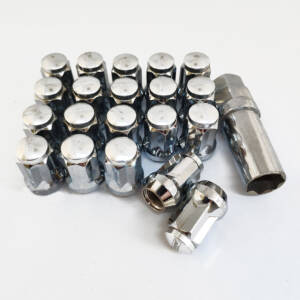 M02- SG Chrome Body +Silver Cap ( M12*1,5 ) (20+1) (L=34, ODO=20)