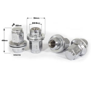 ГАЙКА ПРЕССШАЙБА CHROME М14*1,5 (L46 NEX 22) LEXUS