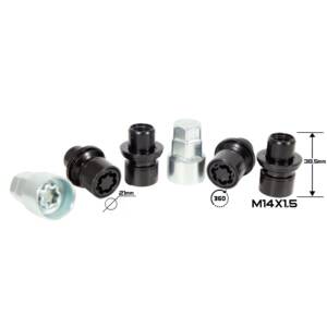 ГАЙКА СЕКР. BLACK ( M14*1,5 ) L=38,5 (LN 0111SL) (4+2 KEY) ORIGINAL LEXUS