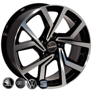 ZW-BK5125 BP R15*6.5J PCD5*100 ET42 DIA 57.1