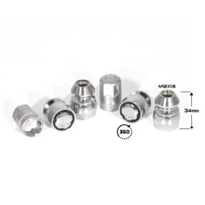 ГАЙКА СЕКР. ( M12*1,5 ) L=34 (LN 0031) (4+2 KEY) PLASTIC PACK