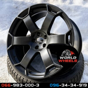 Replica A3384 MATT BLACK R20*9.0J PCD5*112 ET30 DIA 66.6