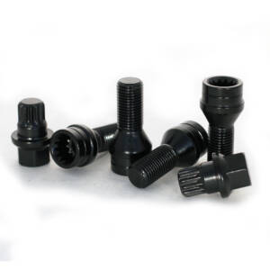 БОЛТ СЕКР. ( M14*1,25 ) H=26 (LB 005) (4+2 KEY) PLASTIC PACK BLACK