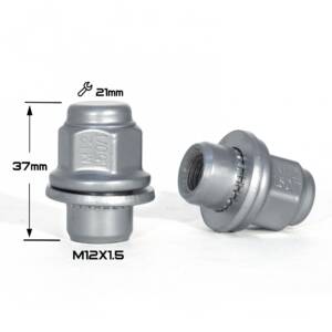 ГАЙКА ПРЕССШАЙБА MATT CHROME М12*1,5 (L37 NEX 21)