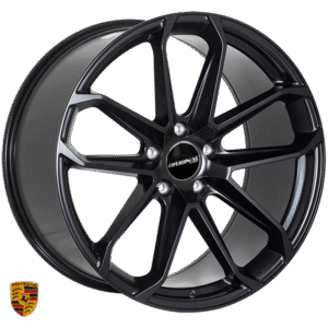 ZF-FBX265 MattBLACK R21*10.0J PCD5*112 ET19 DIA 66.6