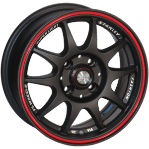 ZW-346 (RL)BLK-X/M R13*5.5J PCD4*98 ET20 DIA 58.6