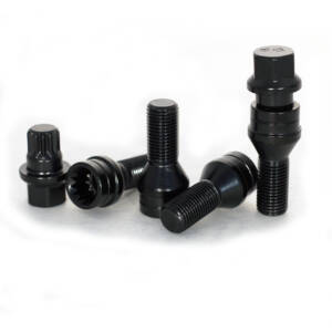 БОЛТ СЕКР. ( M14*1,5 ) H=26 (LB 005) (4+2 KEY) PLASTIC PACK BLACK