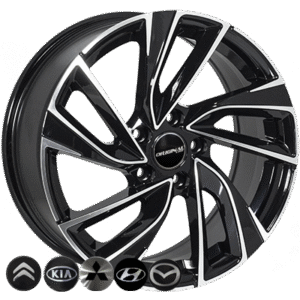ZW-BK5772 BP R17*7.5J PCD5*114.3 ET35 DIA 67.1