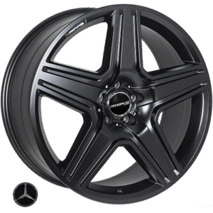 JH-5515 MattBLACK R21*10.0J PCD5*112 ET46 DIA 66.6