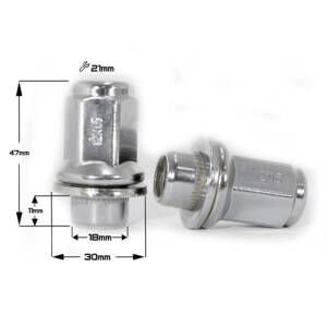 ГАЙКА ХРОМ ORIGINAL 12*1,5 (L47 Nex 21) N050-B