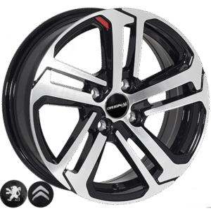 ZW-BK5447 BP R16*6.5J PCD4*108 ET20 DIA 65.1