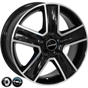 ZW-BK473 BP R16*6.5J PCD5*130 ET55 DIA 89.1