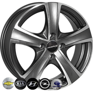 ZW-9504 MK-P R15*6.0J PCD4*100 ET44 DIA 56.6