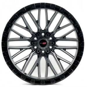 Off Road Wheels OW1895 Matt_Gray_Lip_Matt_Black R22 12.0J PCD 12x135-139.7 ET 44.0 DIA 110.1