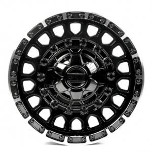 Off Road Wheels OW1908-9 Black_Lip_Machine R17 8.5J PCD 6x139.7 ET 5.0 DIA 110