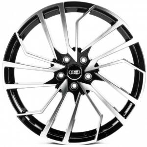 Replica A19816 GLOSS_BLACK_MACHINED_FACE R19 8.5J PCD 5x112 ET 32.0 DIA 66.45