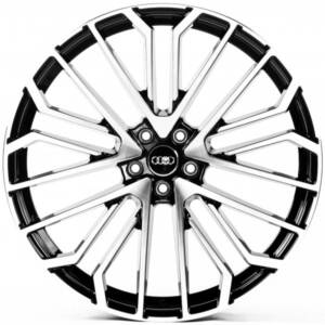Replica A22434 GLOSS_BLACK_MACHINED_FACE R22 9.5J PCD 5x112 ET 26.0 DIA 66.45