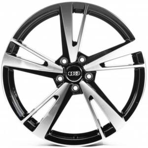 Replica A5553 GLOSS_BLACK_MACHINED_FACE R19 8.5J PCD 5x112 ET 39.0 DIA 66.45