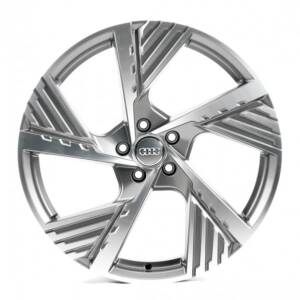 Replica A5639 Gloss_Gray_Machined_Face R22 9.5J PCD 5x112 ET 36.0 DIA 66.45