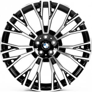 Replica B002 GLOSS_BLACK_MACHINED_FACE R22 10.5J PCD 5x112 ET 43.0 DIA 66.56