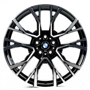 Replica B021-45 Machined_Face_Black R21 10.5J PCD 5x112 ET 43.0 DIA 66.6