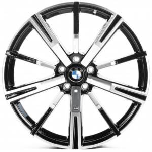 Replica B651 GLOSS_BLACK_MACHINED_FACE R20 9.5J PCD 5x112 ET 40.0 DIA 66.45