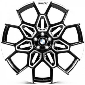 Replica FORGED B1031 GLOSS_BLACK_MACHINED_FACE_FORGED R23 9.5J PCD 5x112 ET 32.0 DIA 66.6