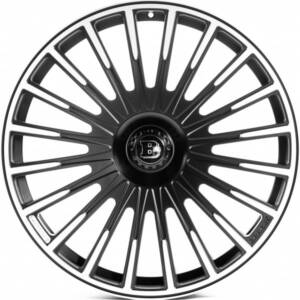 Replica FORGED LR4 SATIN_BLACK_MACHINED_FACE_FORGED R23 9.5J PCD 5x120 ET 42.5 DIA 72.45