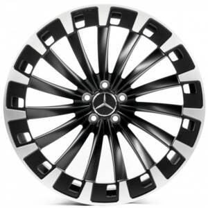 Replica FORGED MR0002 SATIN_BLACK_MACHINED_FACE_FORGED R22 9.5J PCD 5x112 ET 30.0 DIA 66.45