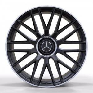 Replica FORGED MR2110281 SATIN_BLACK_LIP_POLISH_FORGED R20 9.5J PCD 5x112 ET 41.0 DIA 66.5