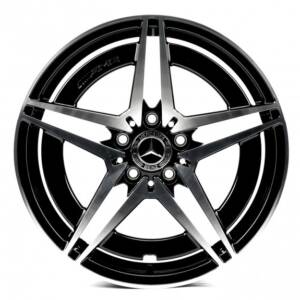 Replica FORGED MR2111249 GLOSS_BLACK_WITH_MACHINED_FACE_FORGED R18 7.5J PCD 5x112 ET 38.0 DIA 66.5