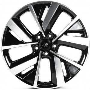 Replica LI3114 Black_Machined_Face R20 8.5J PCD 5x120 ET 45.5 DIA 62.5
