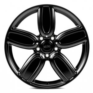 Replica MINI5536 SATIN_BLACK R18 7.5J PCD 5x112 ET 45.0 DIA 66.5