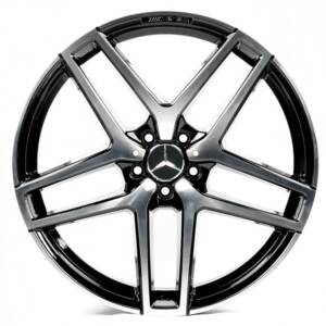 Replica MR001-05 Machined_Face_Black R21 11.0J PCD 5x112 ET 38.0 DIA 66.6