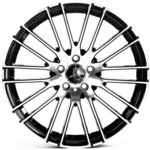 Replica MR143 GLOSS_BLACK_MACHINED_FACE R19 8.5J PCD 5x112 ET 35.5 DIA 66.45