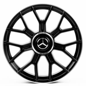 Replica MR606 Satin_Black_Machined_Lip R19 9.5J PCD 5x112 ET 45.0 DIA 66.6