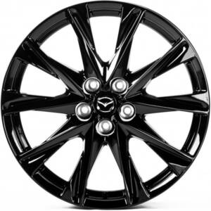 Replica MZ201 GLOSS BLACK R18*7.5J PCD5*114.3 ET45 DIA 67.1