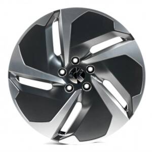 Replica NIO113 Matt_Gunmetal_Machined_Face R20 8.5J PCD 5x120 ET 43.0 DIA 62.5