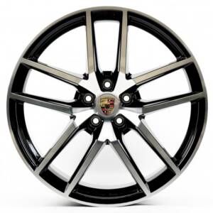 Replica PR590 GLOSS_BLACK_MACHINED_FACE R20 9.0J PCD 5x112 ET 26.0 DIA 66.5