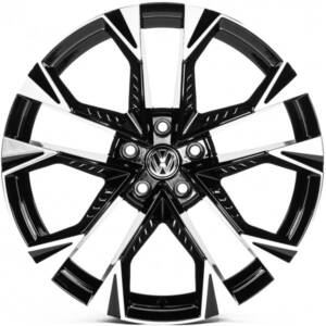 Replica VV19051 GLOSS_BLACK_MACHINED_FACE R19 8.0J PCD 5x112 ET 43.0 DIA 57.1