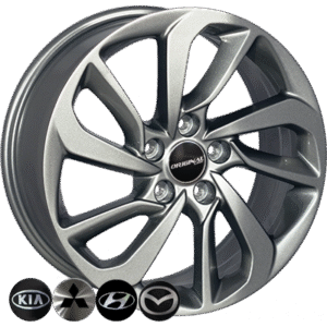 ZF-TL0417 DarkSILVER R17*7.0J PCD5*114.3 ET51 DIA 67.1