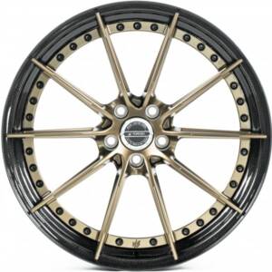 WS FORGED WS-007C SATIN_BRONZE_LIP_CARBON_FORGED R20 11.0J PCD 5x112 ET 12.0 DIA 66.5