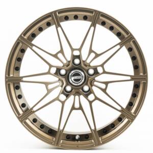 WS FORGED WS-009C SATIN_BRONZE_SATIN_BLACK_BOLTS_FORGED R20 10.5J PCD 5x112 ET 15.0 DIA 66.5