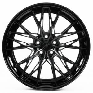 WS FORGED WS-019C SATIN_BLACK_LIP_GLOSS_BLACK_FORGED R20 9.5J PCD 5x112 ET 20.0 DIA 66.45