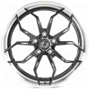 WS FORGED WS-024C BRUSHED_BLACK_LIP_BRUSHED_SILVER_FORGED R21 9.5J PCD 5x130 ET 71.0 DIA 71.5