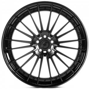 WS FORGED WS-028C SATIN_BLACK_LIP_GLOSS_BLACK_FORGED R20 9.5J PCD 5x112 ET 28.0 DIA 66.45