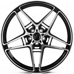 WS FORGED WS-031C GLOSS_BLACK_MACHINED_FACE_FORGED R21 9.5J PCD 5x112 ET 31.0 DIA 66.45