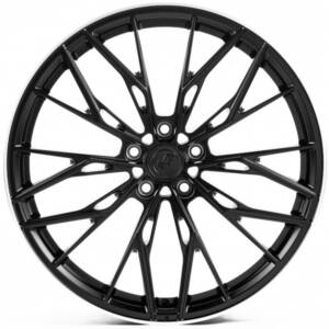 WS FORGED WS-037C SATIN_BLACK_LIP_POLISH_FORGED R20 9.5J PCD 5x112 ET 51.0 DIA 66.45